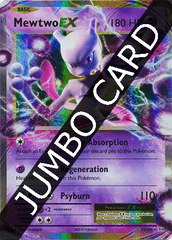 JUMBO OVERSIZED Mewtwo EX - 52/108